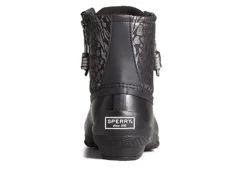 Sperry Womens Syren Gulf Metallic Animal Duck Boot - Black -Rack Room Footwear Sales US 01 302509 03