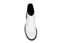Madden Girl Womens Tessa Chelsea Boot - White -Rack Room Footwear Sales US 01 302520 05