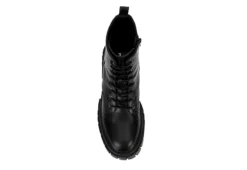 Madden Girl Womens Philly Lace Up Boot - Black -Rack Room Footwear Sales US 01 302631 05