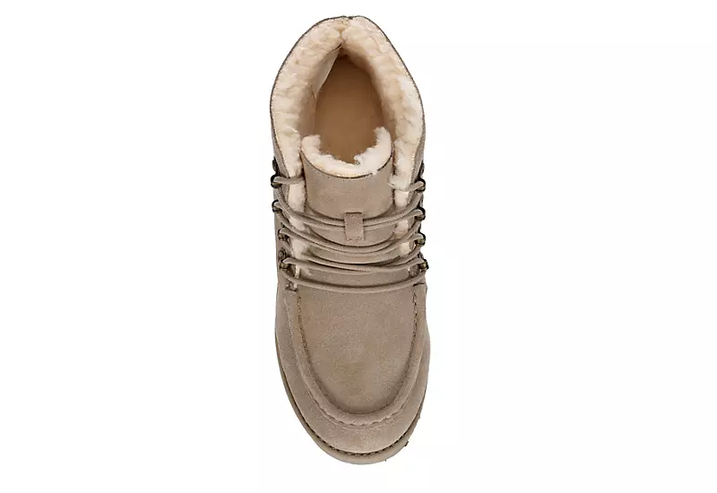 Bearpaw Womens Malinda Lace-up Boot - Stone 6 Bearpaw Womens Malinda Lace-up Boot - Stone - Image 6