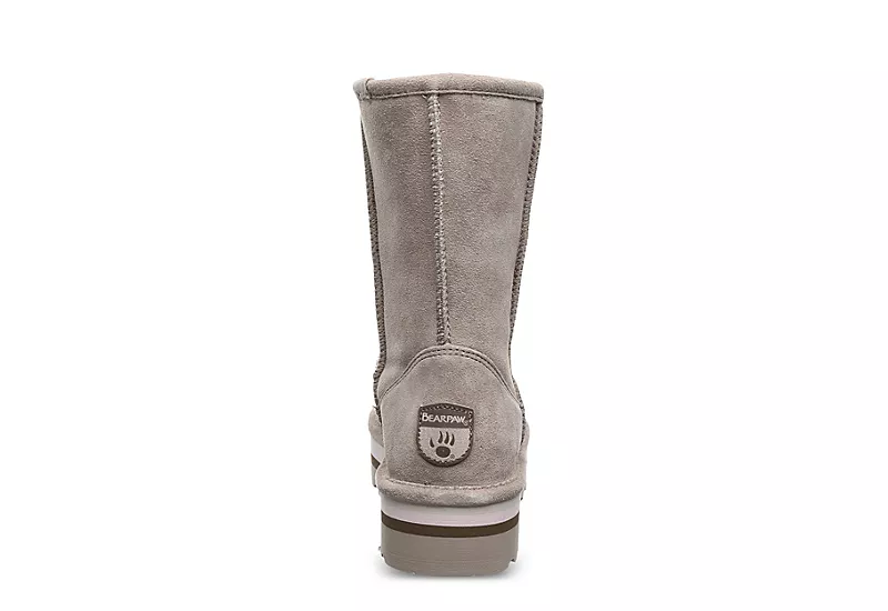 Bearpaw Womens Retro Elle Fur Boot - Stone 5 Bearpaw Womens Retro Elle Fur Boot - Stone - Image 5