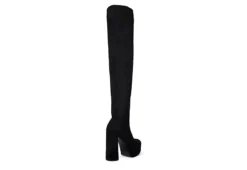 Madden Girl Womens Orin Over The Knee Boot - Black -Rack Room Footwear Sales US 01 302699 03