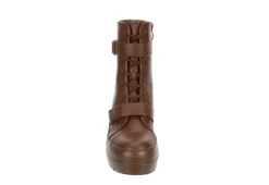 Limelight Womens Jazzie Lace Up Boot - Cognac -Rack Room Footwear Sales US 01 302724 02