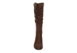 Xappeal Womens Cheyenne Wide Calf Tall Boot - Brown -Rack Room Footwear Sales US 01 302740 02
