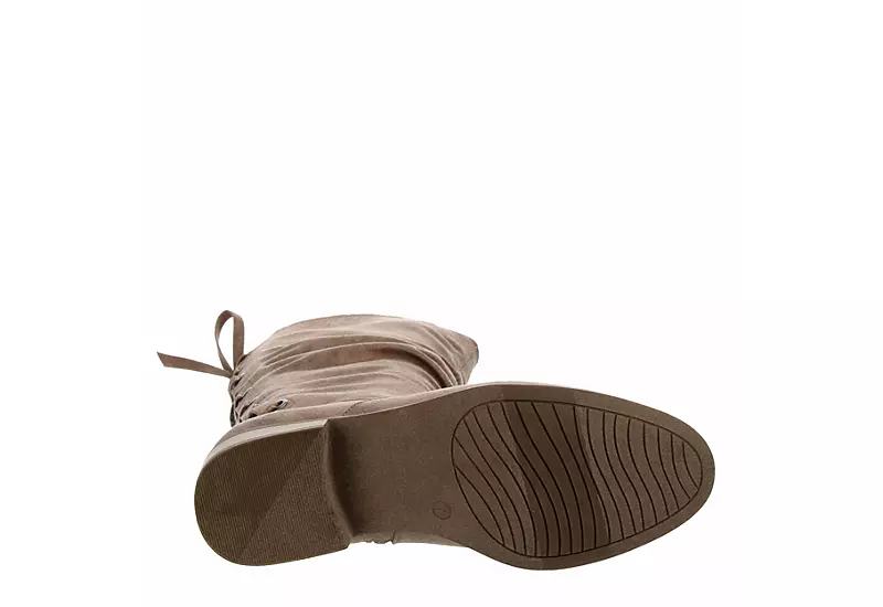 Xappeal Womens Cheyenne Wide Calf Tall Boot - Taupe 7 Xappeal Womens Cheyenne Wide Calf Tall Boot - Taupe - Image 7