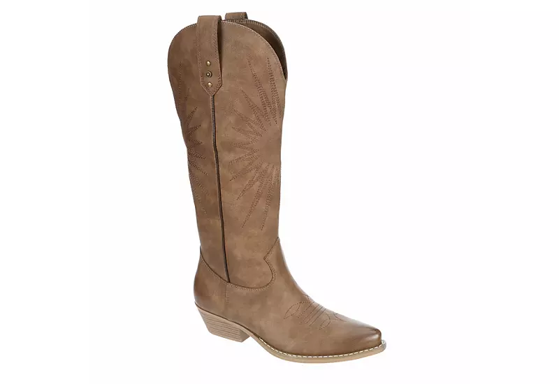 Michael By Michael Shannon Womens Taylor Western Boot - Taupe 1 Michael By Michael Shannon Womens Taylor Western Boot - Taupe