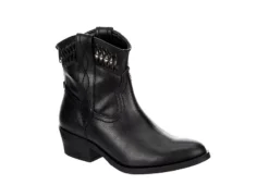 Michael By Michael Shannon Womens Daisy Western Boot - Black
