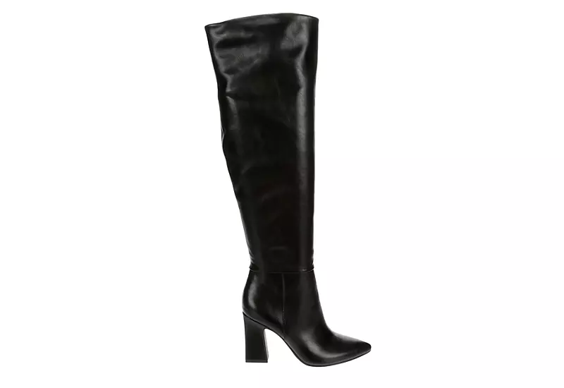 Michael By Michael Shannon Womens Camille Wide Calf Over The Knee Boot - Black 2 Michael By Michael Shannon Womens Camille Wide Calf Over The Knee Boot - Black - Image 2