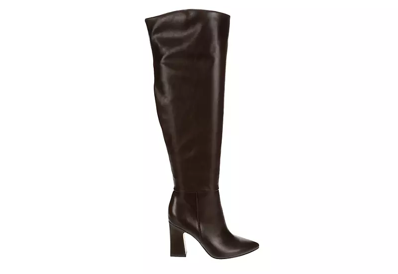 Michael By Michael Shannon Womens Camille Wide Calf Over The Knee Boot - Espresso 2 Michael By Michael Shannon Womens Camille Wide Calf Over The Knee Boot - Espresso - Image 2