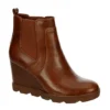 Xappeal Womens Elise Wedge Boot - Cognac