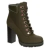 Limelight Womens Halle Lace-up Boot - Olive