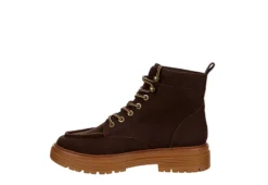 Limelight Womens Destiny Lace-up Boot - Chocolate -Rack Room Footwear Sales US 01 302784 03