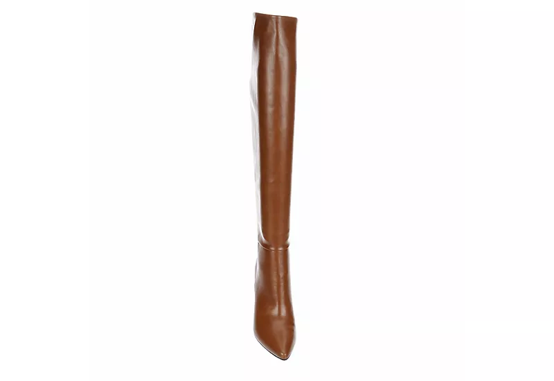 Michael By Michael Shannon Womens Camille Wide Calf Over The Knee Boot - Mocha 3 Michael By Michael Shannon Womens Camille Wide Calf Over The Knee Boot - Mocha - Image 3