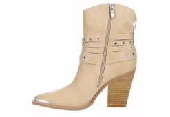 Michael By Michael Shannon Womens Dottie Western Boot - Beige -Rack Room Footwear Sales US 01 302820 03