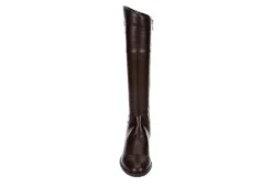 Michael By Michael Shannon Womens Brielle Wide Calf Tall Riding Boot - Dark Brown -Rack Room Footwear Sales US 01 302837 02