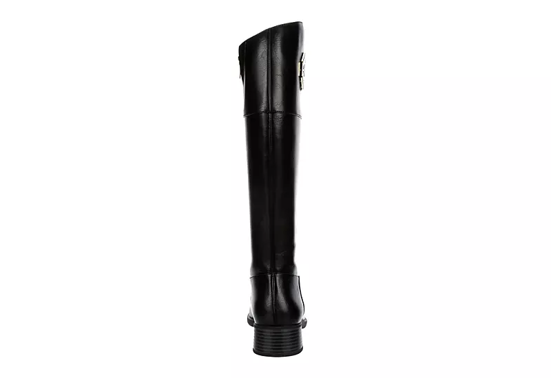 Michael By Michael Shannon Womens Brielle Wide Calf Tall Riding Boot - Black 5 Michael By Michael Shannon Womens Brielle Wide Calf Tall Riding Boot - Black - Image 5