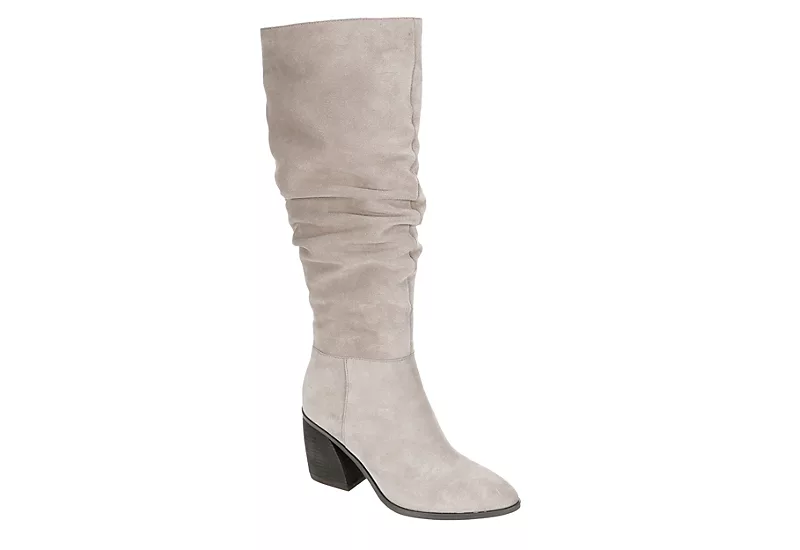Michael By Michael Shannon Womens Millie Tall Boot - Grey 1 Michael By Michael Shannon Womens Millie Tall Boot - Grey