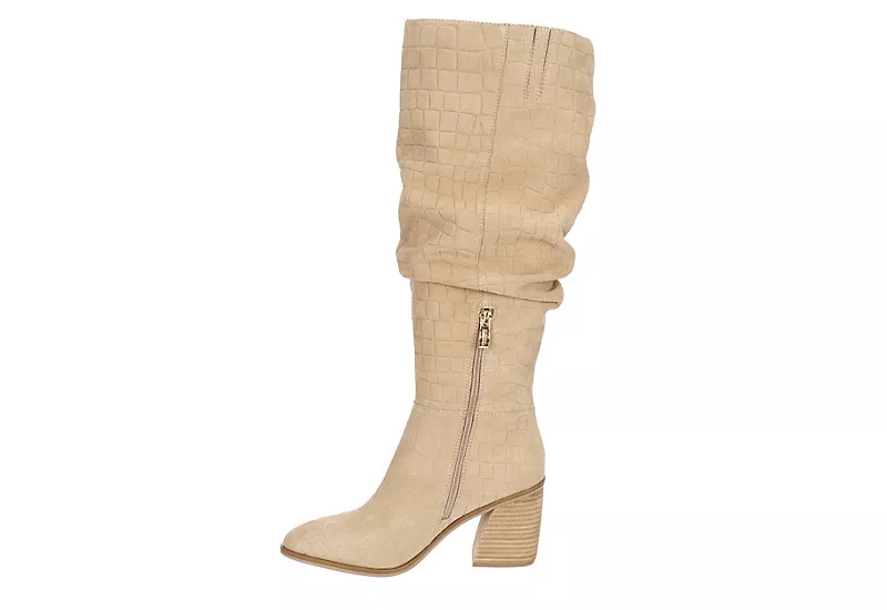 Michael By Michael Shannon Womens Millie Wide Calf Tall Boot - Tan 4 Michael By Michael Shannon Womens Millie Wide Calf Tall Boot - Tan - Image 4