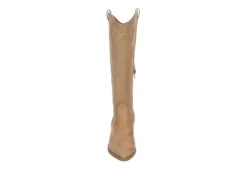 Dv By Dolce Vita Womens Kitschy Western Boot - Beige -Rack Room Footwear Sales US 01 302853 02