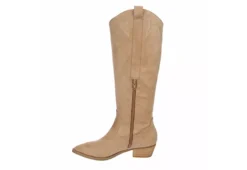 Dv By Dolce Vita Womens Kitschy Western Boot - Beige -Rack Room Footwear Sales US 01 302853 03