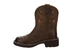 Justin Womens Gemma Western Boot - Dark Brown -Rack Room Footwear Sales US 01 302861 03