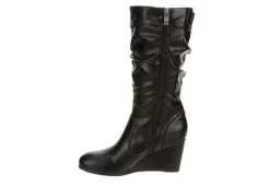 Lauren Blakwell Womens Johanna Wedge Boot - Black 10 Lauren Blakwell Womens Johanna Wedge Boot - Black -Rack Room Footwear Sales US 01 302866 03