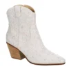 Betsey Johnson Womens Diva Western Boot - White
