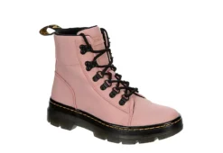 Dr. Martens Dr.martens Womens Combs Nylon Combat Boot - Pale Pink