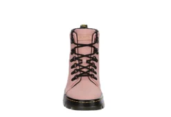 Dr. Martens Dr.martens Womens Combs Nylon Combat Boot - Pale Pink -Rack Room Footwear Sales US 01 302906 02
