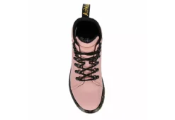 Dr. Martens Dr.martens Womens Combs Nylon Combat Boot - Pale Pink -Rack Room Footwear Sales US 01 302906 05