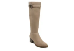 Rack Room Footwear Sales 21 Lifestride Womens Daring Wide Calf Tall Boot - Med Natural