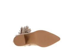 Journee Collection Womens Hartly Fringed Wide Calf Dress Boot - Taupe -Rack Room Footwear Sales US 01 303178 06
