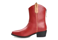 Journee Collection Womens Novva Western Ankle Boot - Red 10 Journee Collection Womens Novva Western Ankle Boot - Red -Rack Room Footwear Sales US 01 303313 03