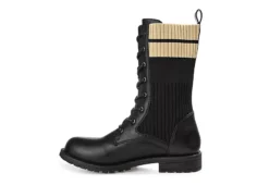 Journee Collection Womens Melei Lace Up Boot - Black -Rack Room Footwear Sales US 01 303339 03