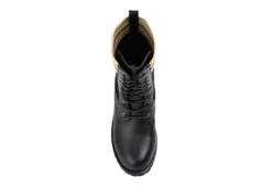 Journee Collection Womens Melei Lace Up Boot - Black -Rack Room Footwear Sales US 01 303339 05