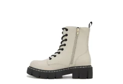 Unionbay Womens Lester Combat Boot - Off White -Rack Room Footwear Sales US 01 303383 02