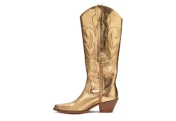 Coconuts Womens Agency Western Boot - Gold -Rack Room Footwear Sales US 01 303487 03