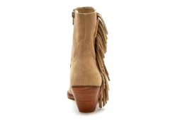 Coconuts Womens Jane Western Ankle Boot - Natural -Rack Room Footwear Sales US 01 303521 04
