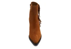 Coconuts Womens Jane Western Ankle Boot - Cognac -Rack Room Footwear Sales US 01 303522 02