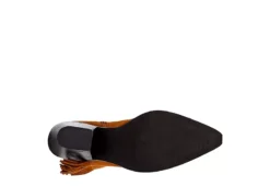 Coconuts Womens Jane Western Ankle Boot - Cognac -Rack Room Footwear Sales US 01 303522 06