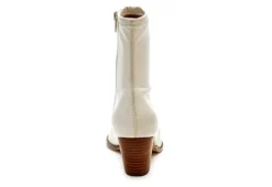 Coconuts Womens Kyra Ankle Western Boot - Bone -Rack Room Footwear Sales US 01 303526 04