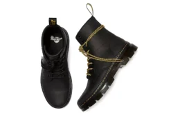 Dr. Martens Dr.martens Womens Combs Combat Boot - Black 11 Dr. Martens Dr.martens Womens Combs Combat Boot - Black -Rack Room Footwear Sales US 01 330188 04