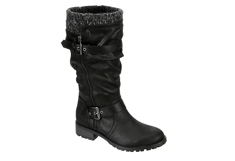Xappeal Womens Chelsey Tall Boot - Black 1 Xappeal Womens Chelsey Tall Boot - Black