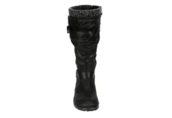 Xappeal Womens Chelsey Tall Boot - Black 9 Xappeal Womens Chelsey Tall Boot - Black -Rack Room Footwear Sales US 01 340088 02