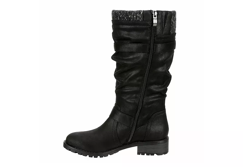 Xappeal Womens Chelsey Tall Boot - Black 4 Xappeal Womens Chelsey Tall Boot - Black - Image 4