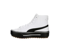 Puma Womens Kaia High Top Platform Sneaker - White -Rack Room Footwear Sales US 01 400673 03