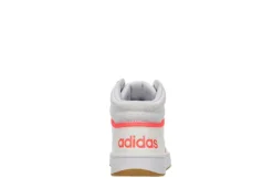 Adidas Womens Hoops 3.0 Mid Top Sneaker - White -Rack Room Footwear Sales US 01 400745 04