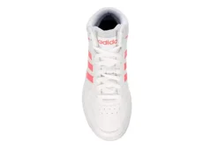 Adidas Womens Hoops 3.0 Mid Top Sneaker - White -Rack Room Footwear Sales US 01 400745 05