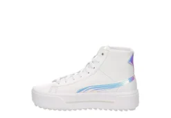 Puma Womens Kaia High Top Platform Sneaker - White 10 Puma Womens Kaia High Top Platform Sneaker - White -Rack Room Footwear Sales US 01 400758 03