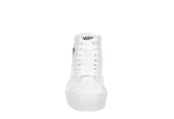 Vans Womens Filmore High Top Platform Sneaker - White 9 Vans Womens Filmore High Top Platform Sneaker - White -Rack Room Footwear Sales US 01 400983 02